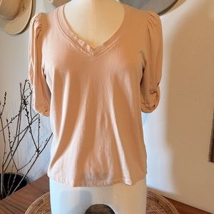 7 For All Mankind Top Size S Blush